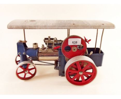 A Wilesco steam engine 
