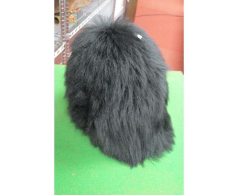 British Army Foot Guards Bearskin Hat, with liner manufactured by Compton Sons and Webb Ltd in 1960's.Lot 343 - there are no 