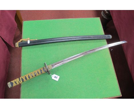 Reproduction Japanese Katana Samurai Sword with Scabbard.