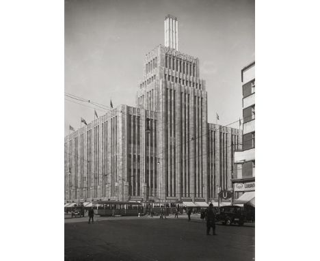 Architecture -- Photographer: Paul W. John. Karstadt department store, Hermannplatz, Berlin. 1927-29. Vintage gelatin silver 