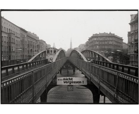 Paris, Robert -- Former Hochbahnhof Dimitroffstr., today Bahnhof Eberswalder Str., Berlin. Early 1980s. Vintage gelatin silve