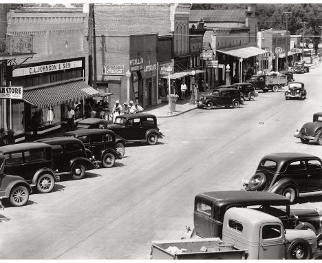 F.S.A. -- Photographer: Walker Evans (1903-1975). "Main Street, Greensboro, Alabama". 1936/printed 1970s by the Library of Co