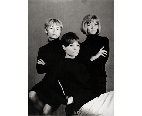 Fischer, Arno -- Portrait of the actresses Angelika Domröse, Jutta Hoffmann and Anne Katrin Bürger. 1960s/printed later. Vint