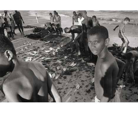 Burri, René -- Rio de Janeiro. 1958. Vintage gelatin silver print. 19,7 x 29,8 cm. Photographer's stamp, number stamp and ann