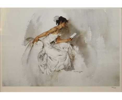 William Russell Flint (1880-1969) - limited edition print No. 415/850, 22x44cm, and four other numbered limited edition print