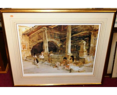 William Russell Flint (1880-1969) - Dusky Beauties in an interior, limited edition print numbered in pencil to the margin 47/