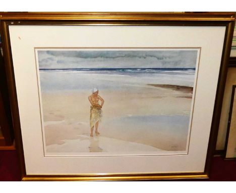 William Russell Flint (1880-1969) - Spanish landscape, limited edition print numbered in pencil to the margin 328/500, 50x68c