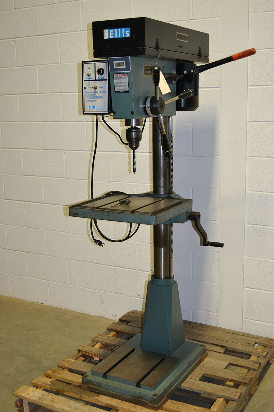 Ellis 9500 Infinitely Variable Speed Drill Press