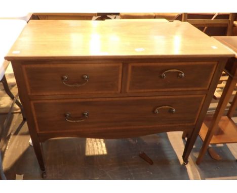 Vintage two short over two long chest of drawers