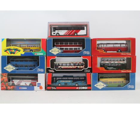 Corgi Original Omnibus - 10 x boxed mostly limited edition models in 1:76 scale including DAF Van Hool Alizee in Bus Eireann 