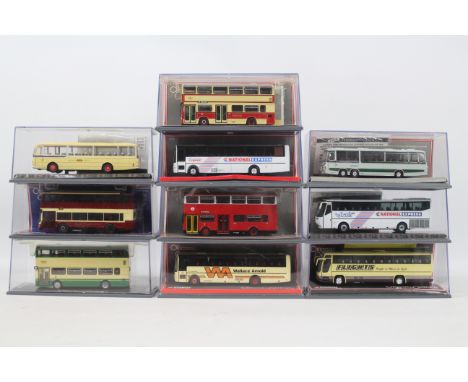 Corgi Original Omnibus - 10 x boxed limited edition models in 1:76 scale including Volvo Van Hool Alizee in National Express 