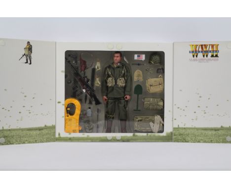 Dragon - A boxed Dragon #70159 1:6 scale WWII Wessel 1945 "Jeb Stanton", U.S. Army Airborne BAR Gunner, 17th Airborne Divisio