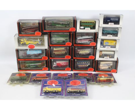 EFE - 24 boxed / blister packed truck and bus models in 1:76 scale including Bristol Lodekka # 14002, Atkinson Box van # 1250