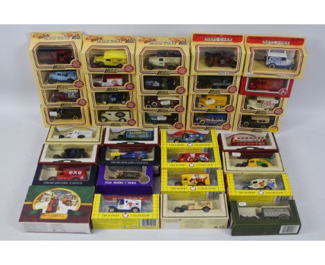 Lledo - 36 x boxed models including Morris Minor Van # 69000, Austin Taxi # 47000, Morris Bull Nose Van # 50009 and similar. 