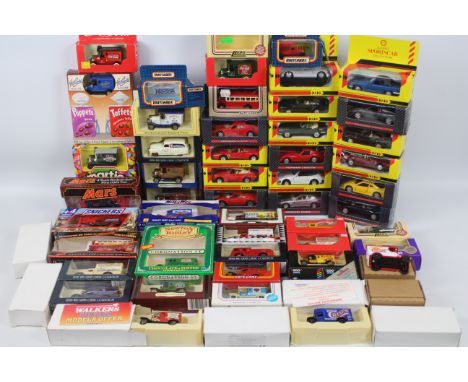 Lledo - Days Gone - Maisto - 53 x boxed models including 1950 Bedford van in Dunlop livery # 59002, Ferrari 288 GTO, Porsche 