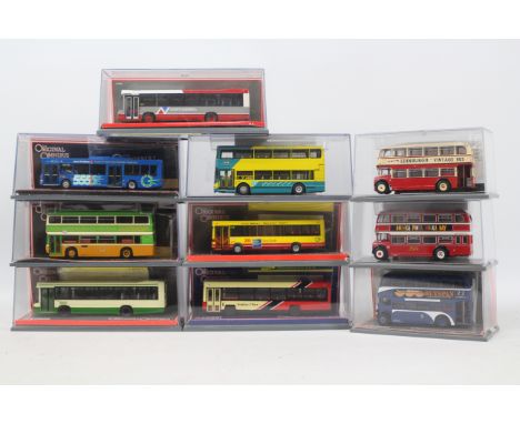 Corgi Original Omnibus - 10 x boxed limited edition models in 1:76 scale including Volvo Plaxton Palatine II in Blackpool Tra