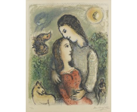 Marc Chagall (1887-1985)Les Adolescents (Mourlot 741) Lithograph in colours, 1975, on Arches wove paper, signed and numbered 