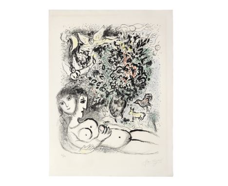 Marc Chagall (1887-1985)Eve (Mourlot 636) Lithograph in colours, 1971, on Arches wove paper, signed and numbered 44/50 in pen