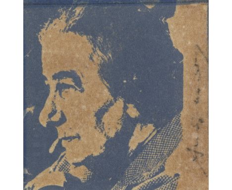 Andy Warhol (1928-1987)Golda Meir  (Feldman &amp; Schellmann II.153A) Screenprint in blue, 1973, on felt, signed in felt-tip 