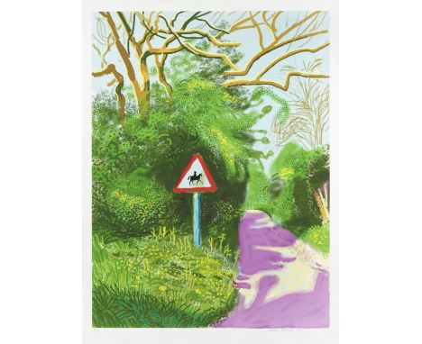 David Hockney (born 1937)The Arrival of Spring in Woldgate, East Yorkshire in 2011 (twenty eleven)- 5 May ipad drawing in col