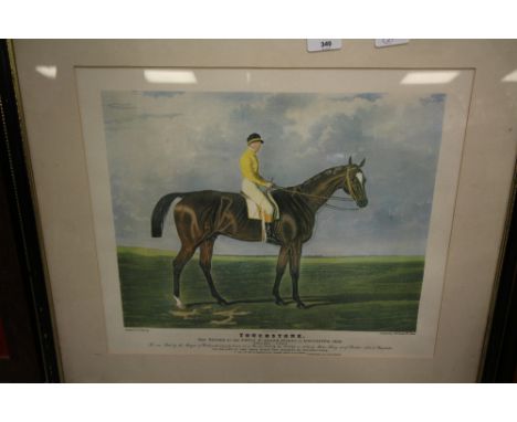 2 vintage Horse Prints