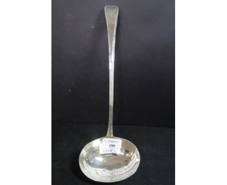 George III silver ladle, London 1803, maker possibly George Wintle 165grams