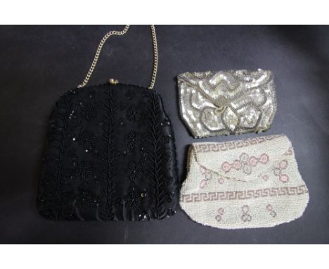 Three vintage evening bags/purses