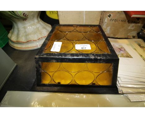 Vintage Mid Century Glass Ceiling Light