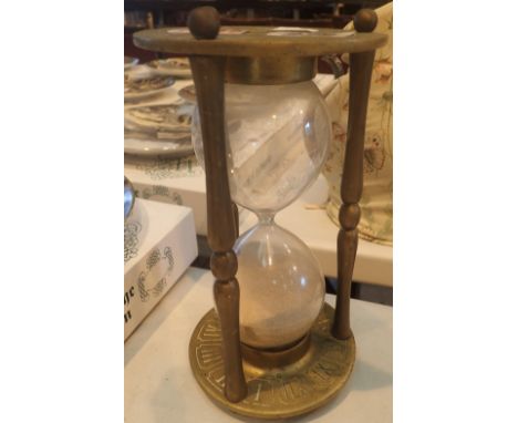 Brass cased Sands of Time egg timer
