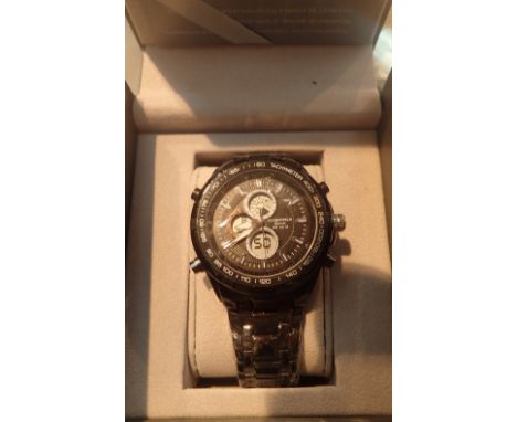 New and boxed old stock Globenfeld wristwatch with ceramic strap
