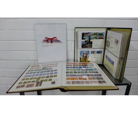 A lot containing a large collection of British stamps and first day covers.