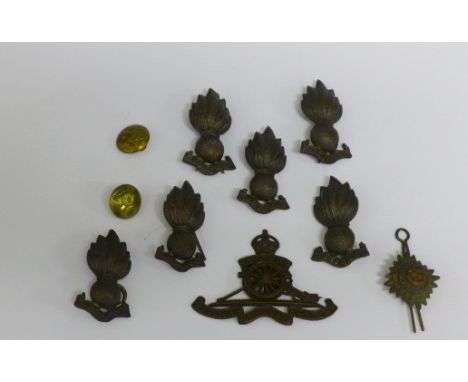A collection of miscellaneous British Army cap and other badges (a lot) 