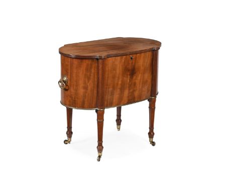 A REGENCY MAHOGANY WINE COOLER  IN THE MANNER OF GILLOWS, CIRCA 1810  70cm high, 78cm wide, 42cm deep   Provenance:  Maples A