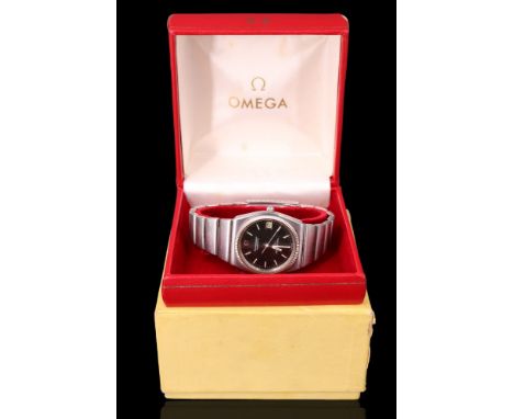 A 1972 Omega Constellation chronometer stainless steel wristwatch having an 18-jewel calibre 1230 Megasonic 720 Hz movement, 