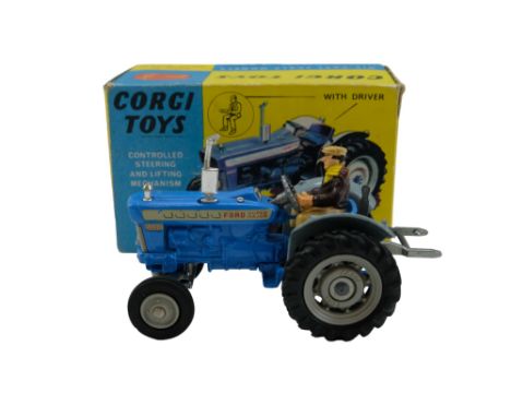 A boxed Corgi Toys diecast Ford 5000 Super Major Tractor (67)