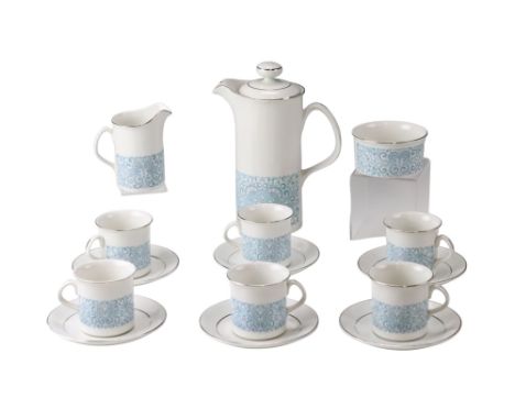 A Ridgway Morning Star coffee set, pot 26 cm