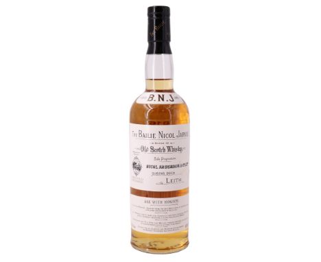 A bottle of The Bailie Nicol Jarvie Old Scotch Whisky, 70 cl