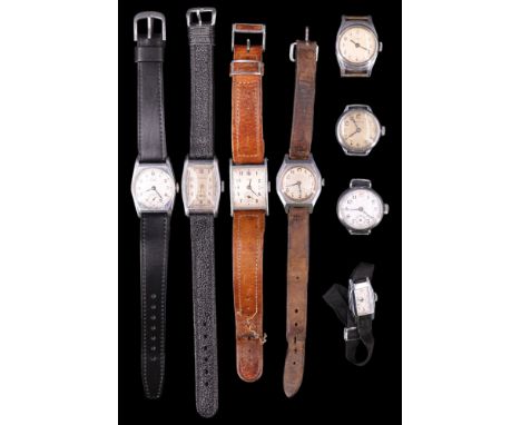 A group of vintage wristwatches, circa 1920s-1940s