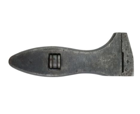 A British army vehicle or similar tool kit adjustable spanner by Jenks Brothers / Jenbro, broad arrow stamped and numbered 52