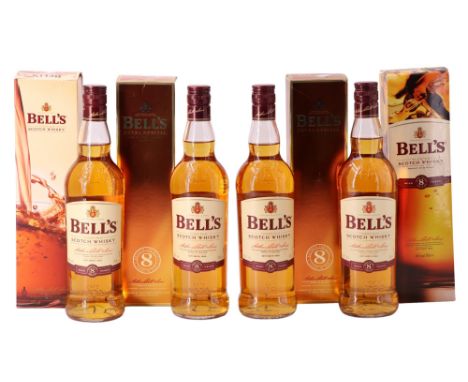 Four boxed bottles of Bell's Scotch Whisky, 70 cl
