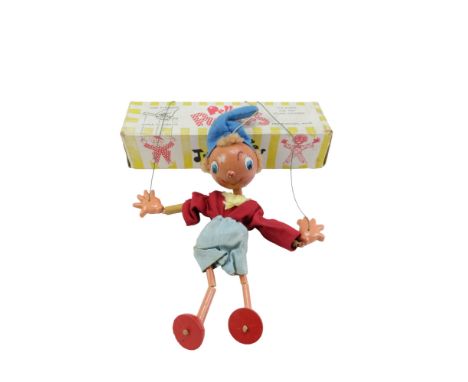 A mid-20th Century boxed Pelham Noddy Puppet, length 48 cm