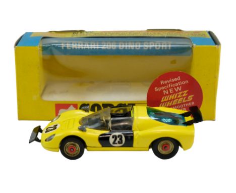 A boxed Corgi Toys diecast Ferrari 206 Dino Sport Whizzwheels (344)