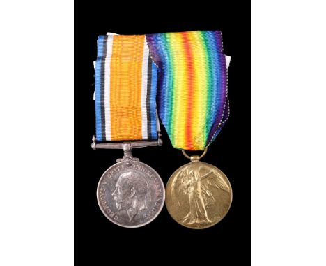 British War and Victory Medals to 41638 Pte R White, King's Own Royal Lancaster Regiment