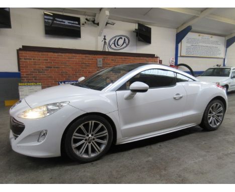 Make &amp; Model: Peugeot RCZ Sport HDIDate of Reg: AY61 WHVColour: Whitecc: 1997MoT: 03-02-2021Fuel Type: DIESELMileage: 114