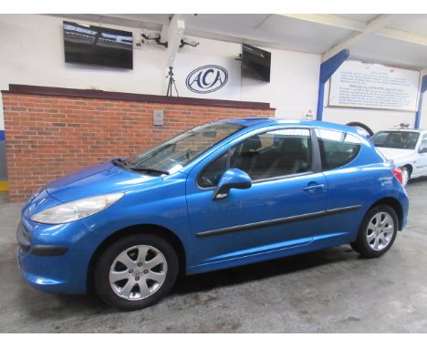 Make &amp; Model: Peugeot 207 S HDI 67Date of Reg: BJ07 EXCColour: Bluecc: 1398MoT: 05-10-2021Fuel Type: DIESELMileage: 215kT