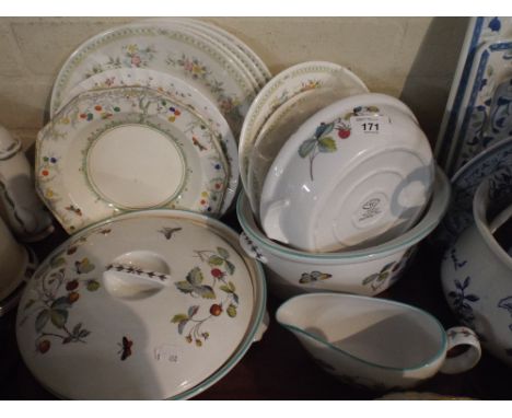 A Collection of Royal Worcester Strawberry Fair and other China