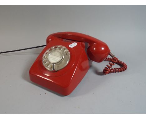 A Vintage Red Telephone 