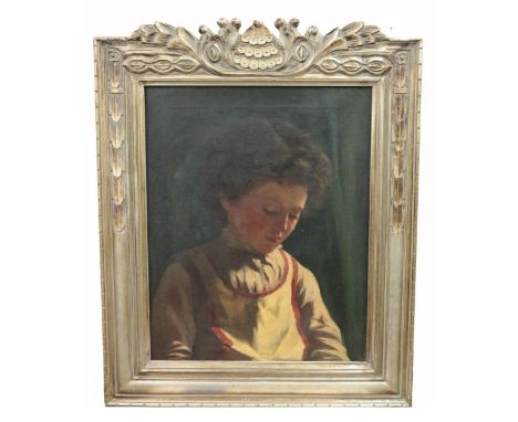 Leo Whelan (1892–1956) (Attributed to)   "Portrait of a &nbsp;Girl c. 1930,"&nbsp; O.O.C., approx. 49cms x 39cms (19 1/2" x 1