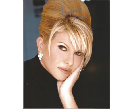 Ivana Trump signed 10x8 colour photo. former model and businesswoman, who was the first wife of the incumbent President of th