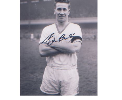 Sir Bobby Charlton signed 10 x 8 portrait. Good Condition. All signed items come with our certificate of authenticity. We com